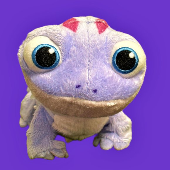 Disney Frozen 2 Bruni Walk & Glow Fire Spirit Stuffed Plush Lizard Gecko *VIDEO* - Picture 1 of 9